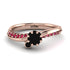 Delicate Black Diamond Engagement Ring - Karen No. 53 image 2