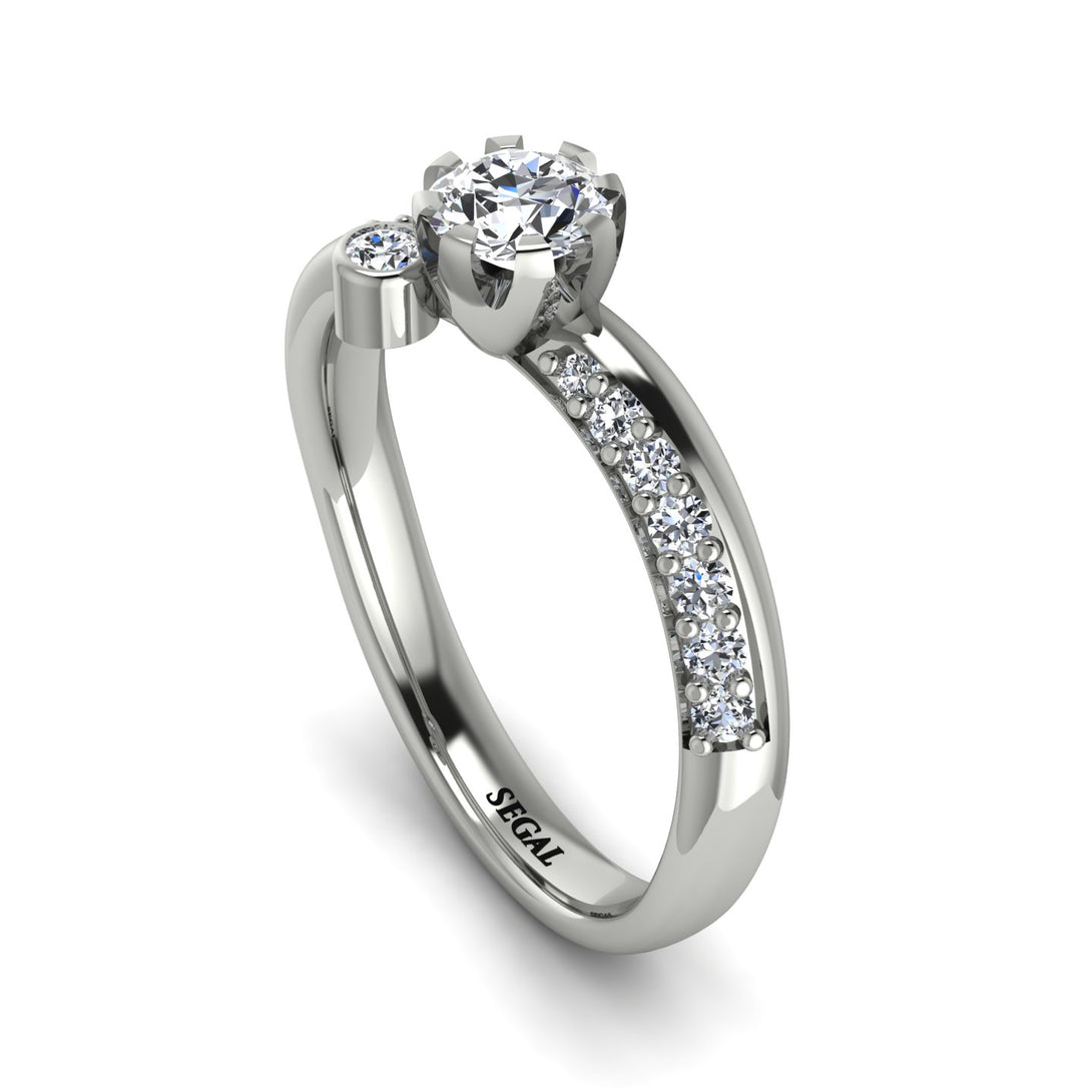 Delicate Diamond Engagement Ring - Karen No. 3