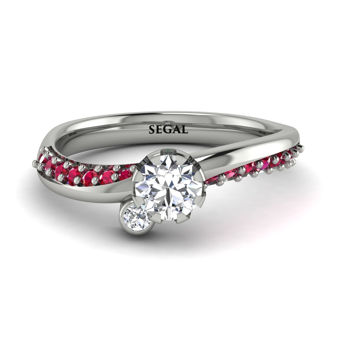 Delicate Diamond Engagement Ring - Karen No. 48