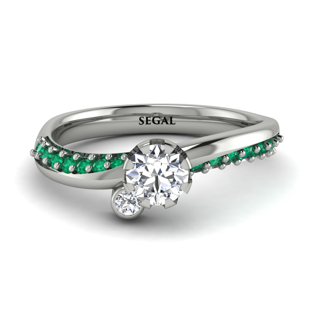 Delicate Diamond Engagement Ring - Karen No. 18