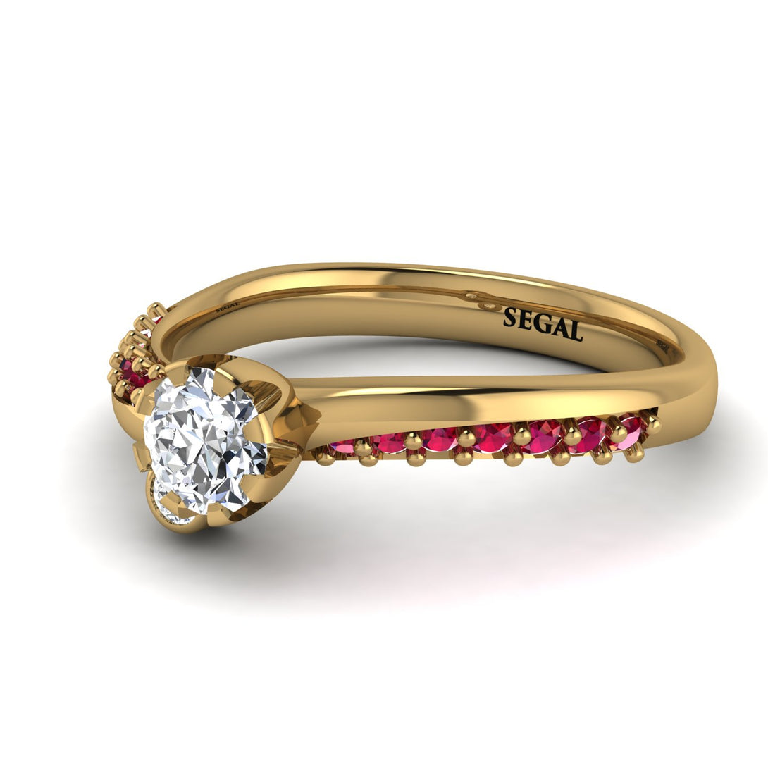 Delicate Diamond Engagement Ring - Karen No. 46