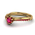 Delicate Ruby Engagement Ring - Karen No. 55