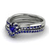 Delicate Sapphire Bridal Set - Karen No. 75