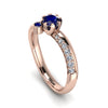 Delicate Sapphire Engagement Ring - Karen No. 14