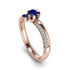 Delicate Sapphire Engagement Ring - Karen No. 14