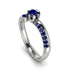 Delicate Sapphire Engagement Ring - Karen No. 75