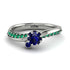 Delicate Sapphire Engagement Ring - Karen No. 30