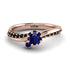 Delicate Sapphire Engagement Ring - Karen No. 44