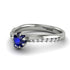 Delicate Sapphire Engagement Ring - Karen No. 15