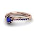Delicate Sapphire Engagement Ring - Karen No. 74
