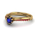Delicate Sapphire Engagement Ring - Karen No. 58