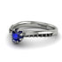 Delicate Sapphire Engagement Ring - Karen No. 45