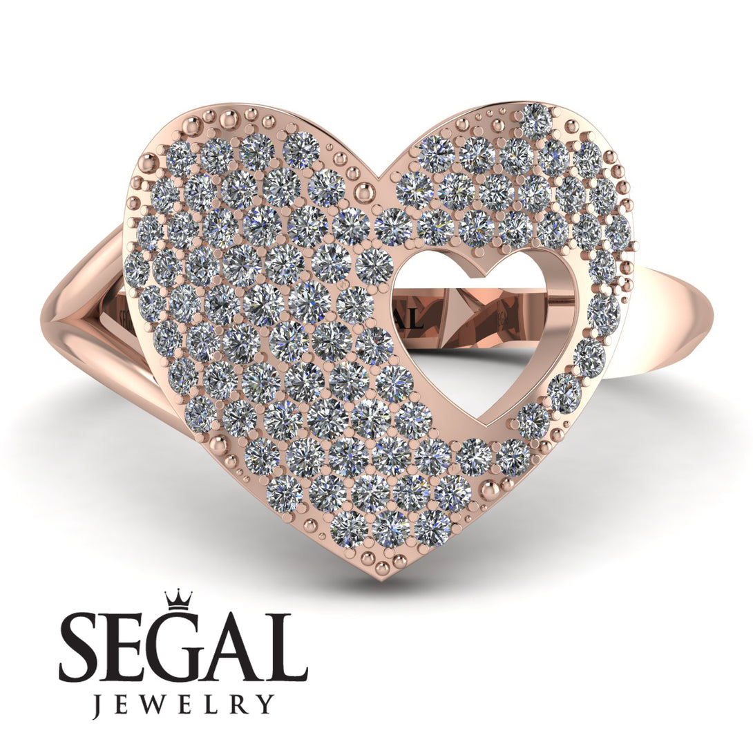 Diamond Heart With Missing Piece - Camille No. 2