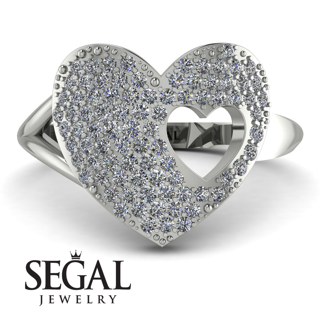 Diamond Heart With Missing Piece - Camille No. 3