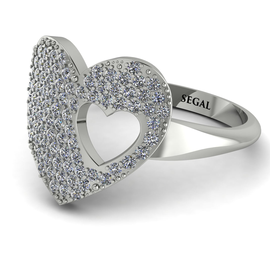 Diamond Heart With Missing Piece - Camille No. 3