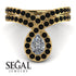Diamond Pear Shape Stacking Bridal Set - Emilia No. 31 image 7