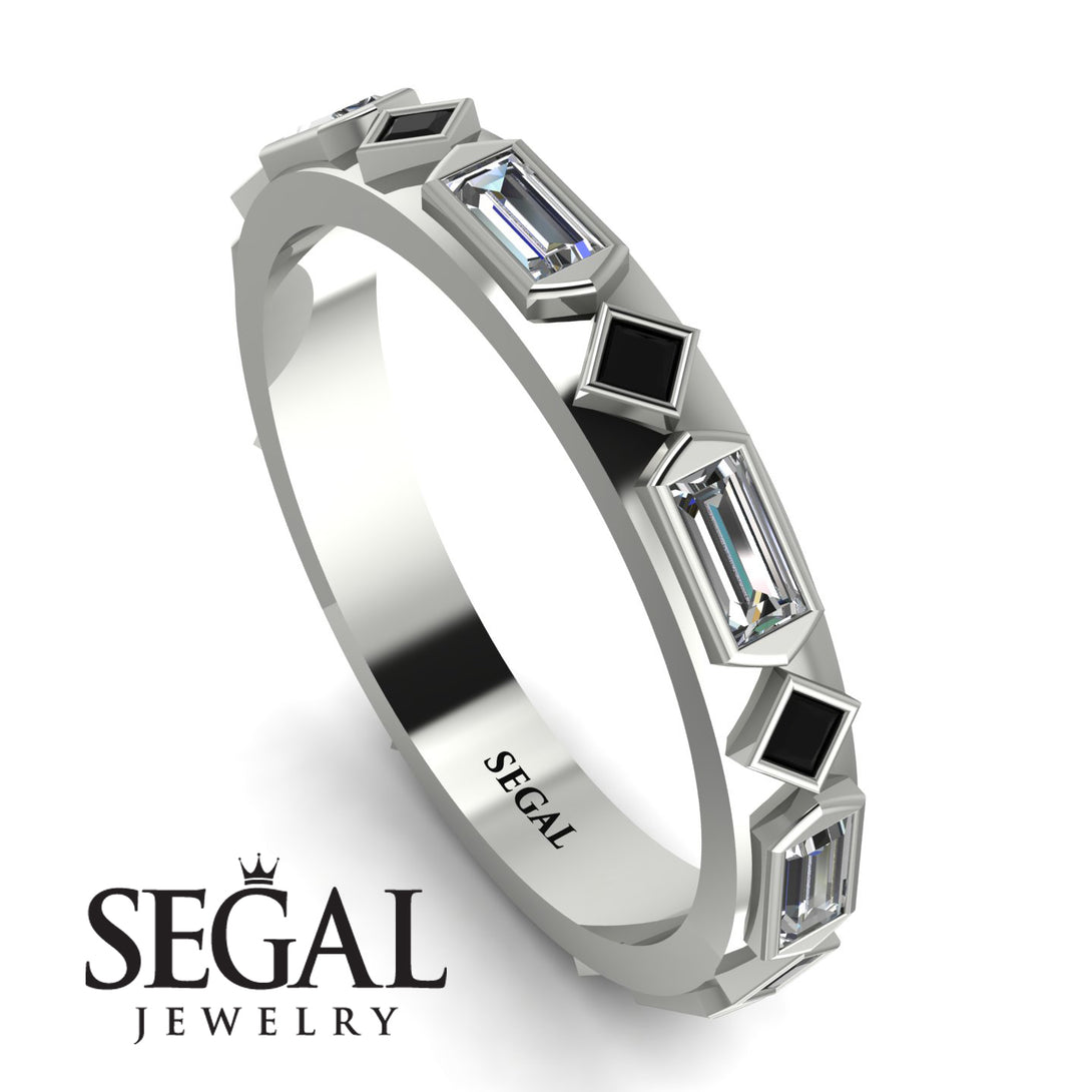 Diamond Baguette & Princess Eternity Band - Andrea No. 9