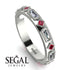 Diamond Baguette & Princess Eternity Band - Andrea No. 12