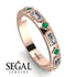Diamond Baguette & Princess Eternity Band - Andrea No. 5