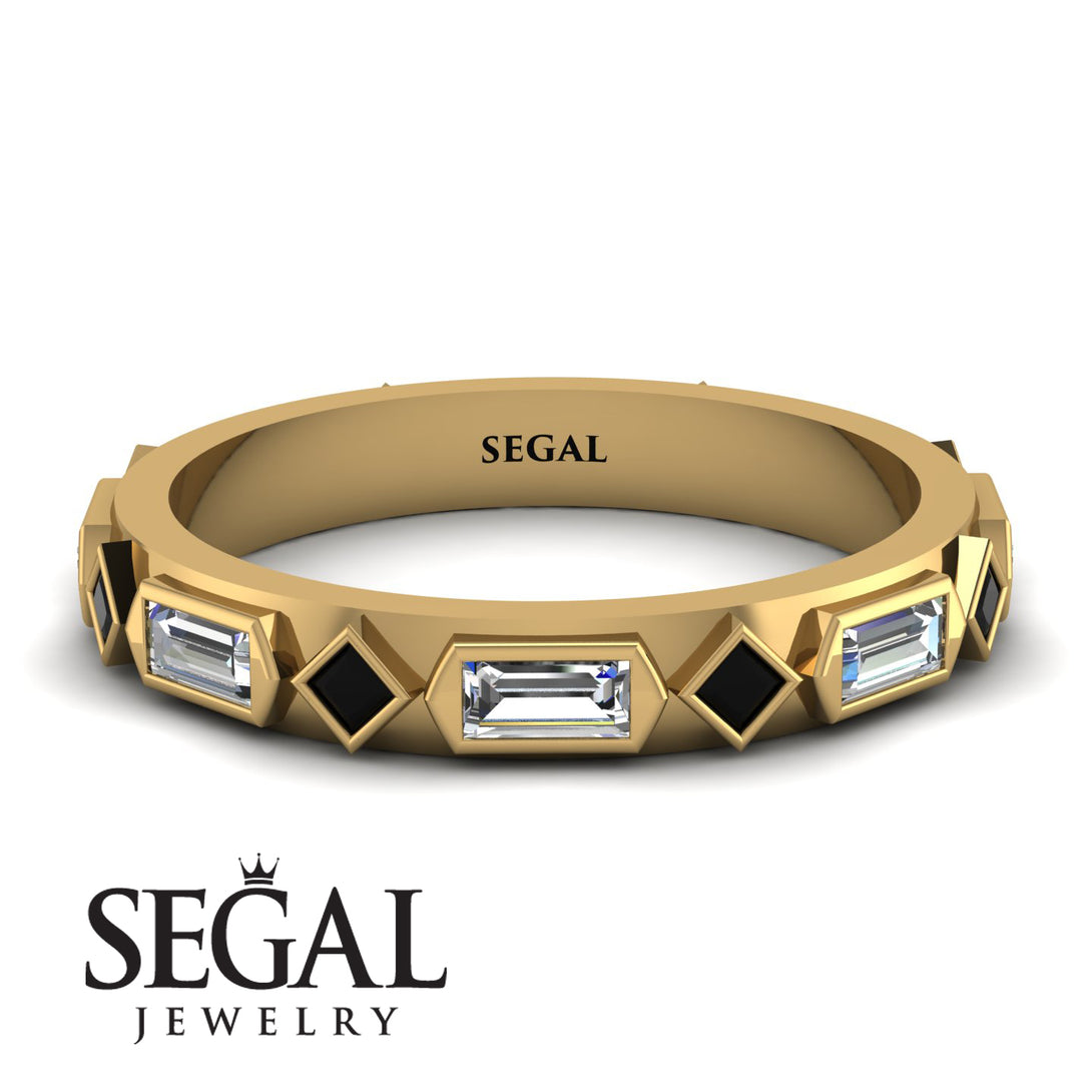 Diamond Baguette & Princess Eternity Band - Andrea No. 7