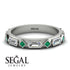 Diamond Baguette & Princess Eternity Band - Andrea No. 6 image 10