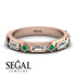 Diamond Baguette & Princess Eternity Band - Andrea No. 5 image 10