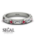 Diamond Baguette & Princess Eternity Band - Andrea No. 12