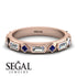 Diamond Baguette & Princess Eternity Band - Andrea No. 14 image 10