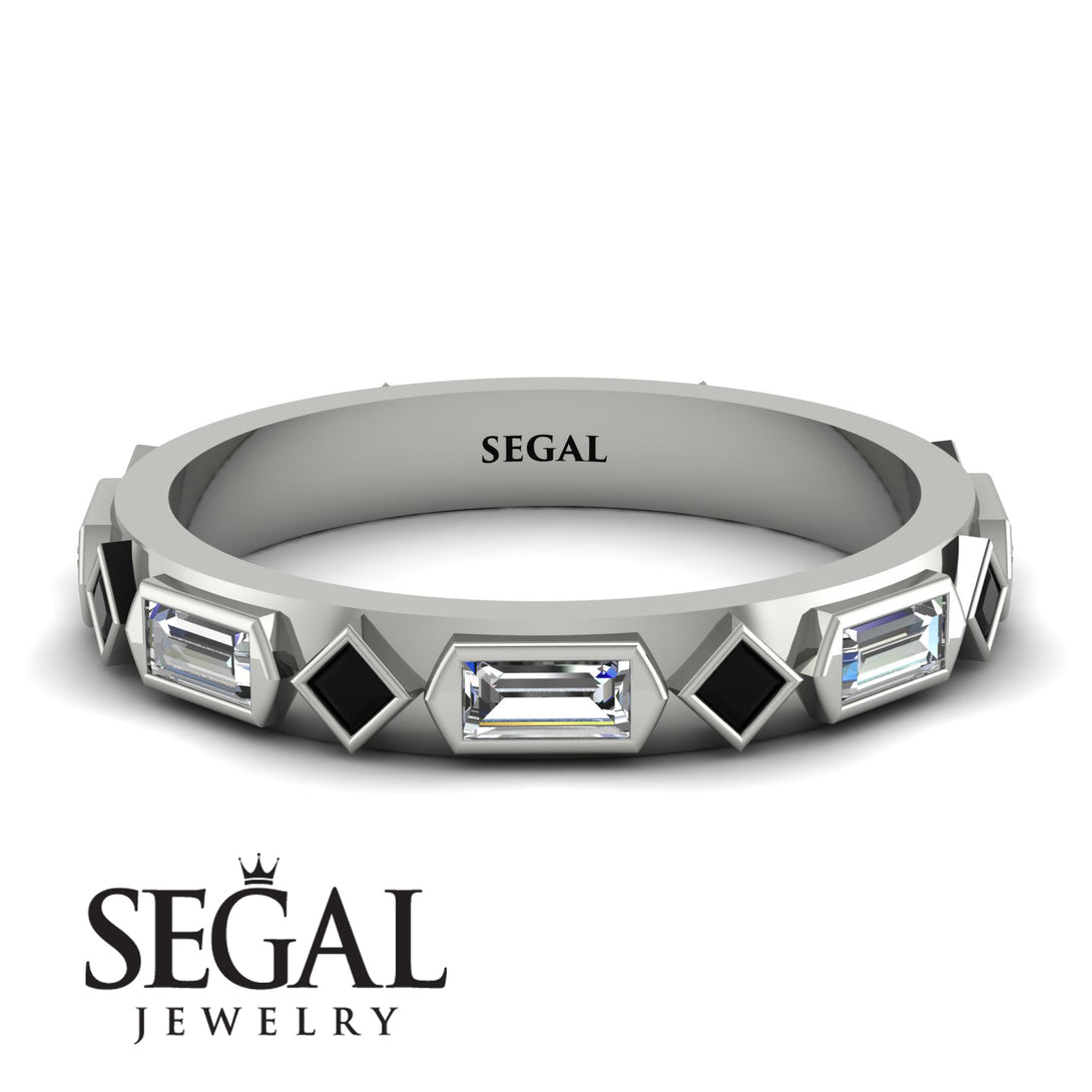 Diamond Baguette & Princess Eternity Band - Andrea No. 9