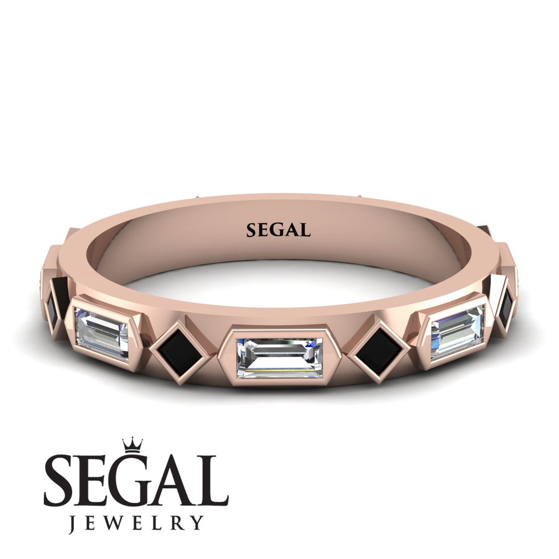Diamond Baguette & Princess Eternity Band - Andrea No. 8