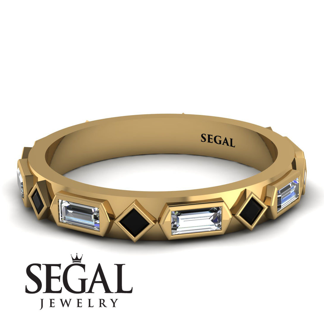 Diamond Baguette & Princess Eternity Band - Andrea No. 7