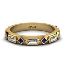 Diamond Baguette & Princess Eternity Band - Andrea No. 13 image 1