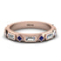 Diamond Baguette & Princess Eternity Band - Andrea No. 14 image 1
