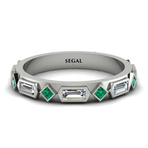 Diamond Baguette & Princess Eternity Band - Andrea No. 6 image 1