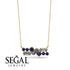 Diamond Baguette Necklace Mix - Kinley No. 13