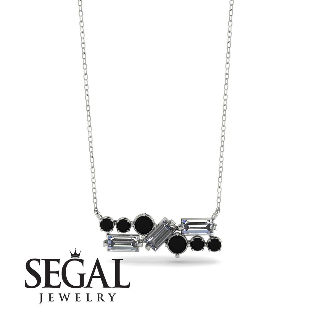 Diamond Baguette Necklace Mix - Kinley No. 9