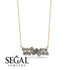 Diamond Baguette Necklace Mix - Kinley No. 1
