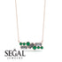 Diamond Baguette Necklace Mix - Kinley No. 5