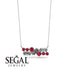Diamond Baguette Necklace Mix - Kinley No. 12