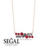 Diamond Baguette Necklace Mix - Kinley No. 11