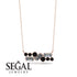 Diamond Baguette Necklace Mix - Kinley No. 8