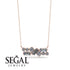 Diamond Baguette Necklace Mix - Kinley No. 2