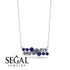 Diamond Baguette Necklace Mix - Kinley No. 15