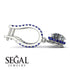 Diamond Dangle Earrings With Hidden Halo - Adaline No. 63 image 2