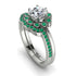 0.8 Carat Diamond Halo Bridal Set - Pamela No. 18 image 1