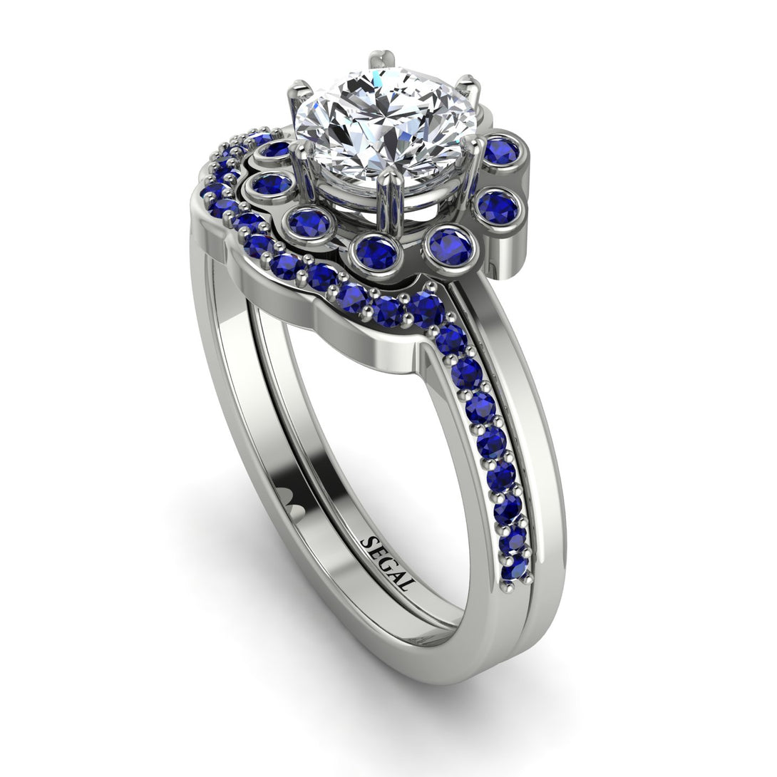 0.8 Carat Diamond Halo Bridal Set - Pamela No. 63