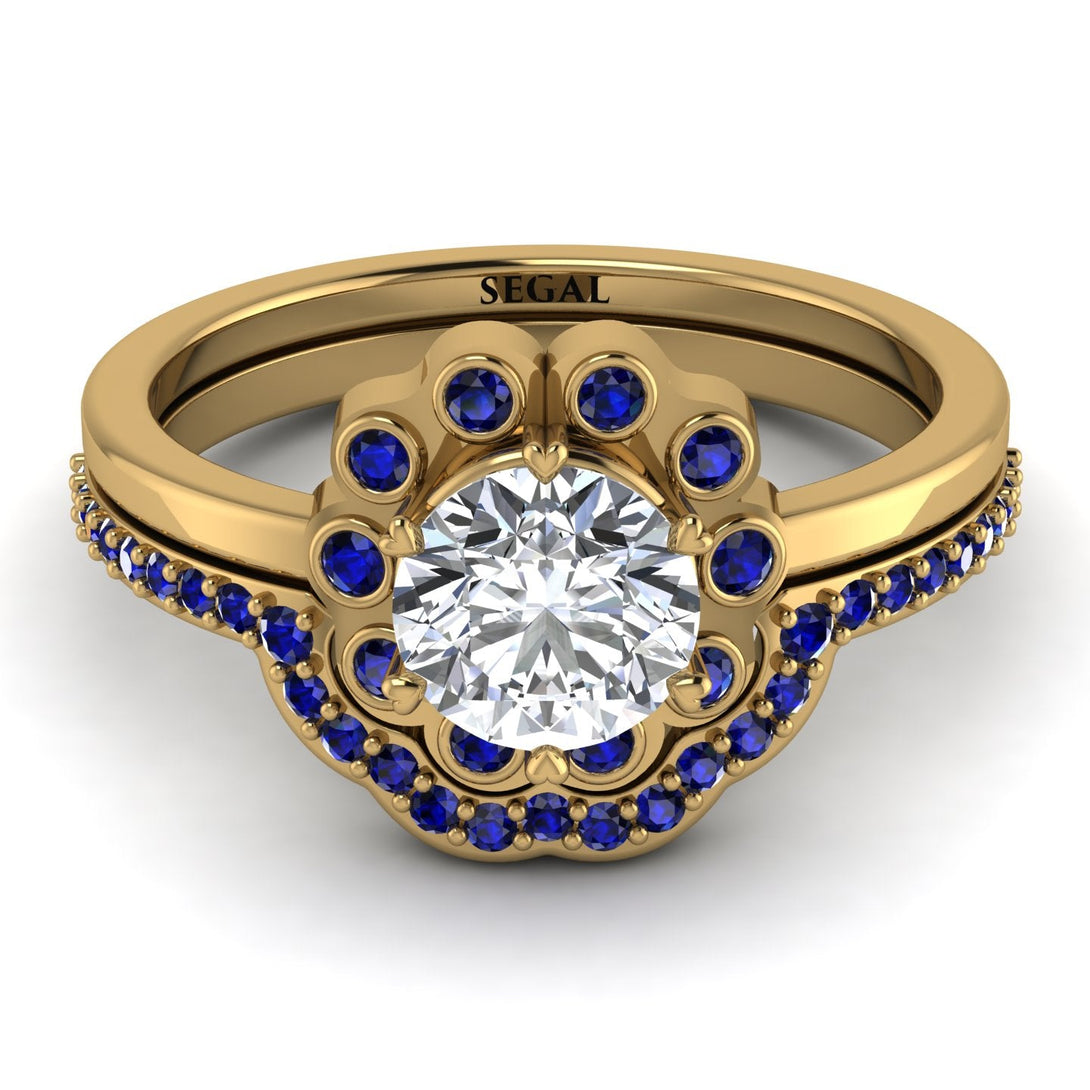 0.8 Carat Diamond Halo Bridal Set - Pamela No. 61