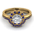 0.8 Carat Diamond Halo Bridal Set - Pamela No. 61