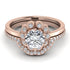 0.8 Carat Diamond Halo Bridal Set - Pamela No. 2 image 2