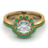 0.8 Carat Diamond Halo Bridal Set - Pamela No. 16 image 2
